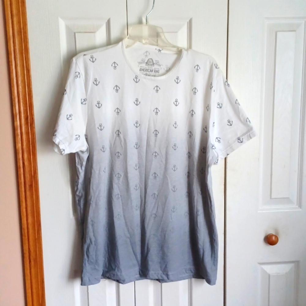 Men american rag tee with anchor detail ...xl